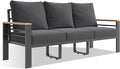 Aoxun Aluminum Patio Furniture Set 3 Seats, Oversized Outdoor Sectional by Aoxun