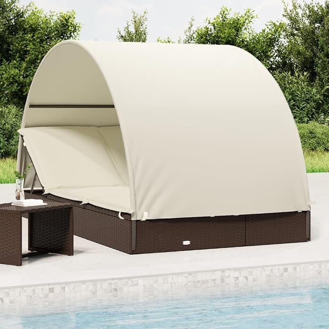 vidaXL 2-Person Outdoor Patio Daybed - Image 2
