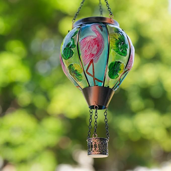 Starsoul Flamingo Hot Air Balloon Solar Lantern Solar Hot Air Balloon - Image 9