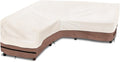 okcool Outdoor Sectional Sofa Cover Waterproof V Shaped Patio Furniture Covers by Okcool