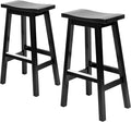 PayLessHere Bar Stools Set of 2, Saddle Stools 30 Inch Heigh, Bar Chairs Seat by PayLessHere