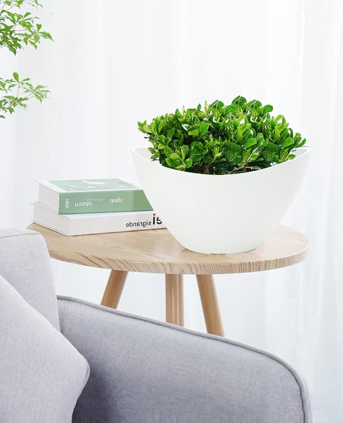 LaDoVita Plant Pots with Drainage Holes, 12 Inch Large Planters - Image 6