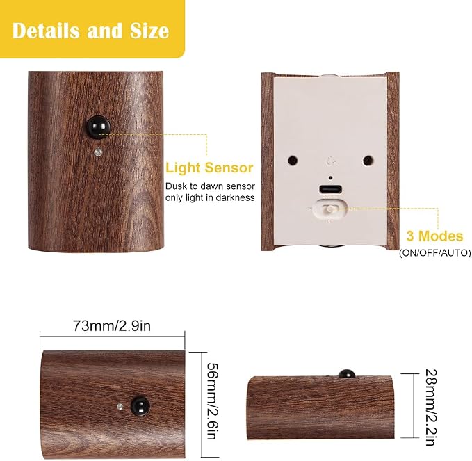 LANDGOO Smart Night Light Step Lights 2 Pack - Image 7