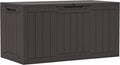 YITAHOME 100 Gallon Outdoor Storage Box, Large Water Resistant Resin Deck Box by YITAHOME