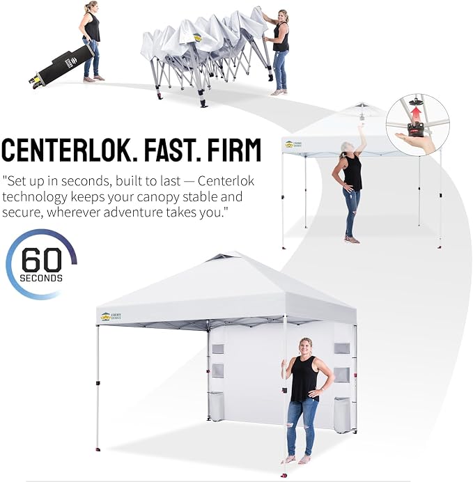 CROWN SHADES Canopy Tent 10x10 Pop Up Canopy Outdoor Shade - Image 6