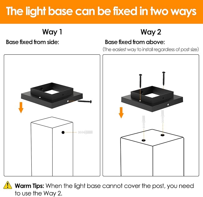 Mlambert 4 Pack Solar Post Lights Outdoor, Waterproof Fence Cap - Image 6