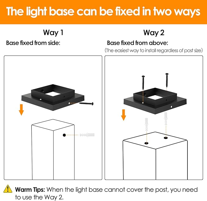Mlambert 8 Pack Solar Post Lights Outdoor, Waterproof Fence Cap - Image 6