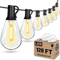 Tenmiro 120FT Outdoor String Lights, Ultra Long Waterproof 30+2 Edison by Tenmiro