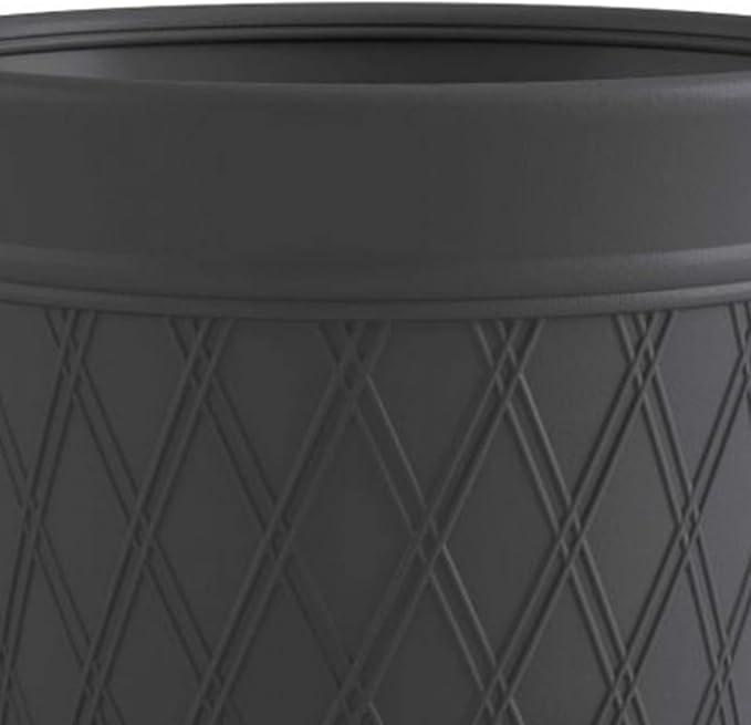 Suncast Lattice Hose Pot for Outdoor Garden Storage, Peppercorn - Image 7