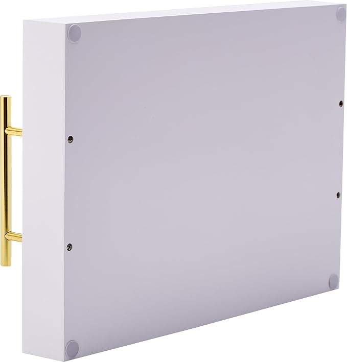 16"x12" Serving Trays with Handles, Ottoman Trays, Living Room, and Outdoors - Image 8
