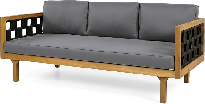 Christopher Knight Home Rosie Patio Sofa and Coffee Table Set, 2 Piece Outdoor - Image 7