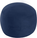 MeMoreCool Round Stuffed Pouf Ottoman Foot Rest, Floor Pouf Foot Stool by MeMoreCool