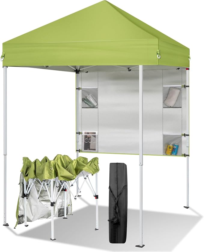 VINGLI 5x5 ft Pop Up Canopy Tent, Outdoor Small Gazebo by VINGLI
