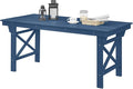 HDPE Outdoor Dining Table, 66.9” Rectangle Patio Dining Table by SeeHill