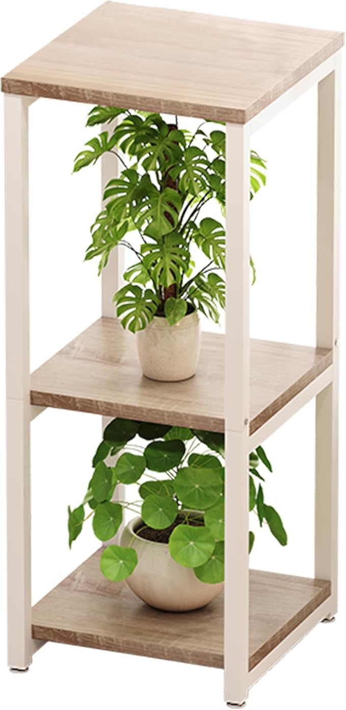 Plant Stand Indoor Corner Tall 3 Tier Metal Modern Flower Storage Plant Shelf by YIZAIJIA