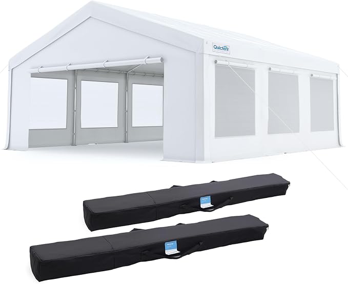Quictent 20x20ft Party Tent Heavy Duty Outdoor Canopy Tent Carport Wedding by QUICTENT