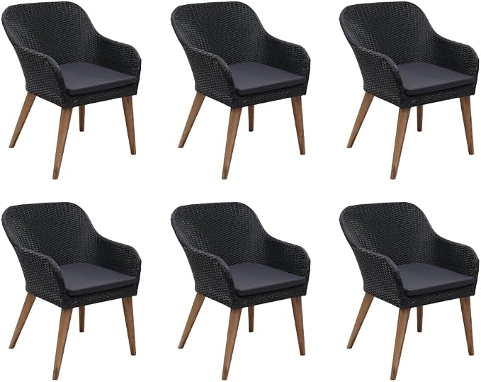 vidaXL 7 Piece Outdoor Dining Set - Image 6