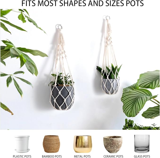 Artilady Macrame Plant Hanger Large Hanging Planter - Image 7