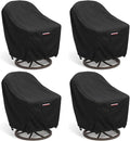 Outdoor Patio Chair Covers, Heavy Duty 600D Oxford Fabric, Weather Resistant by Unknown