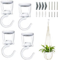 Mkono Ceiling Hooks for Hanging Plants, Heavy Duty Metal Plant Hanger for Drop by Mkono