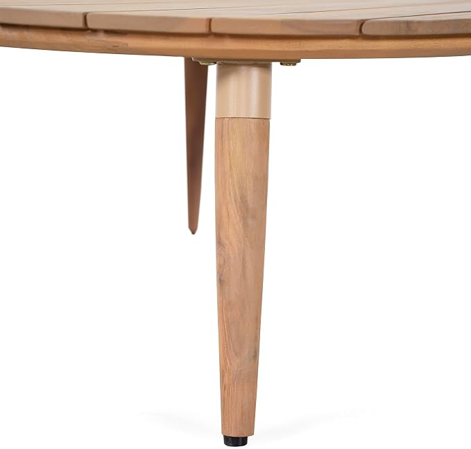 Christopher Knight Home Lalina Outdoor Coffee Table, Acacia Wood Accent Table - Image 10