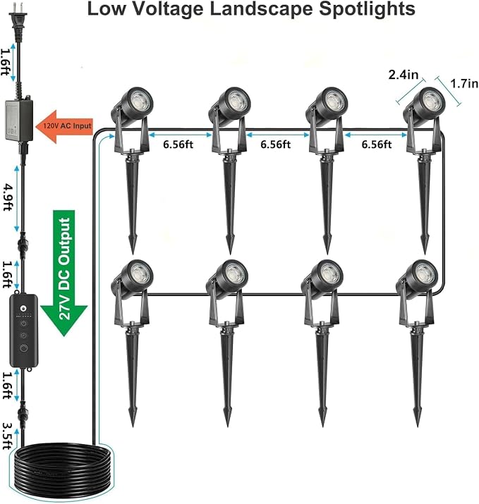 SUNTHIN Outdoor Landscape Lighting - Image 6