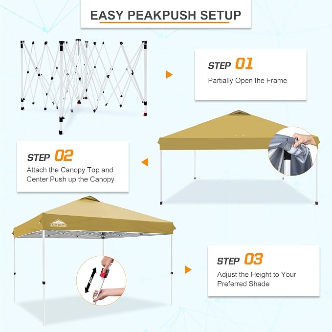 EAGLE PEAK Pop Up Canopy Tent - Image 2