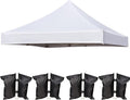 LIUJIAYI Pop Up Canopy Replacement Top, 8x8 Heavy Duty 500D UV Protection by Unknown