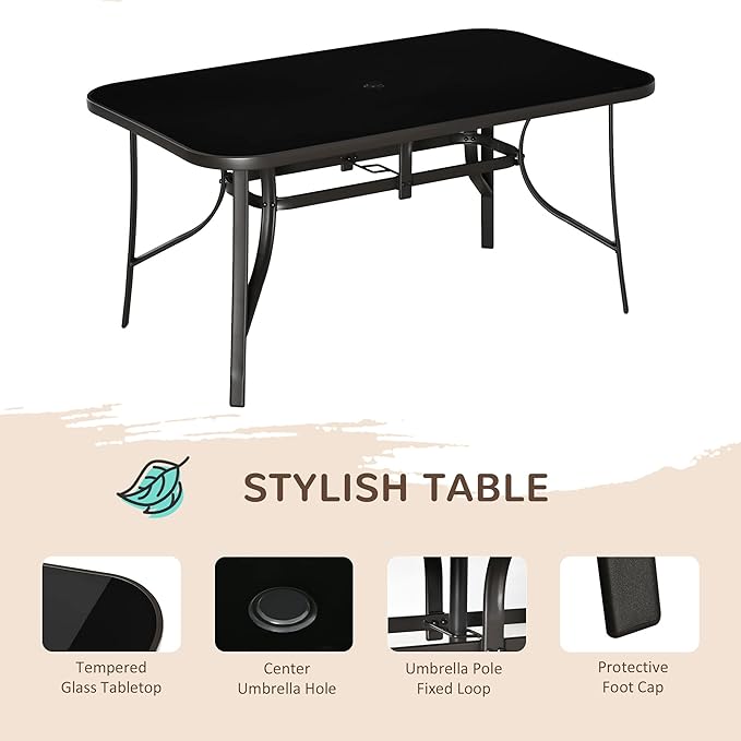 Outsunny 8 Pieces Patio Furniture Set - Image 3