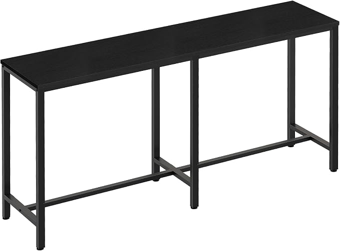 70.8" Long Bar Table, Counter Bar Height Table, High Top Table, Rectangular by Yatiney