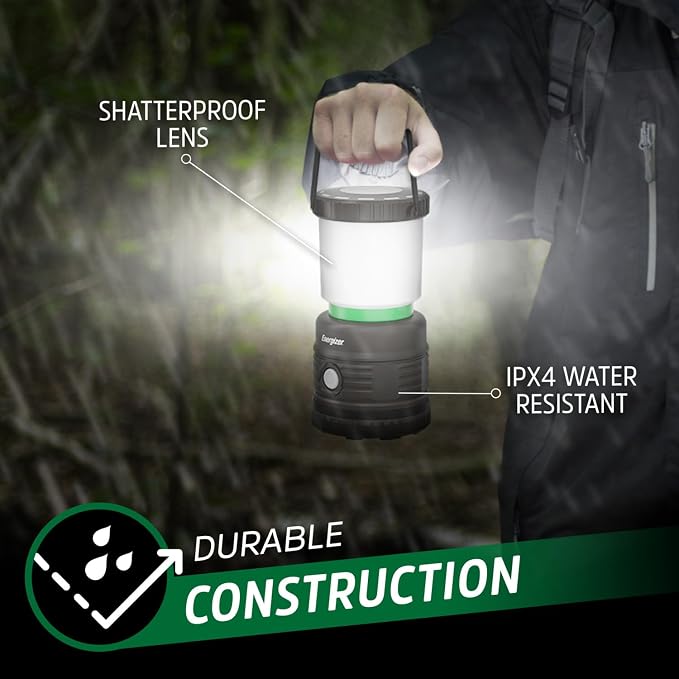 ENERGIZER LED Camping Lantern X1000, Bright and Rugged Tent Light, Water - Image 4