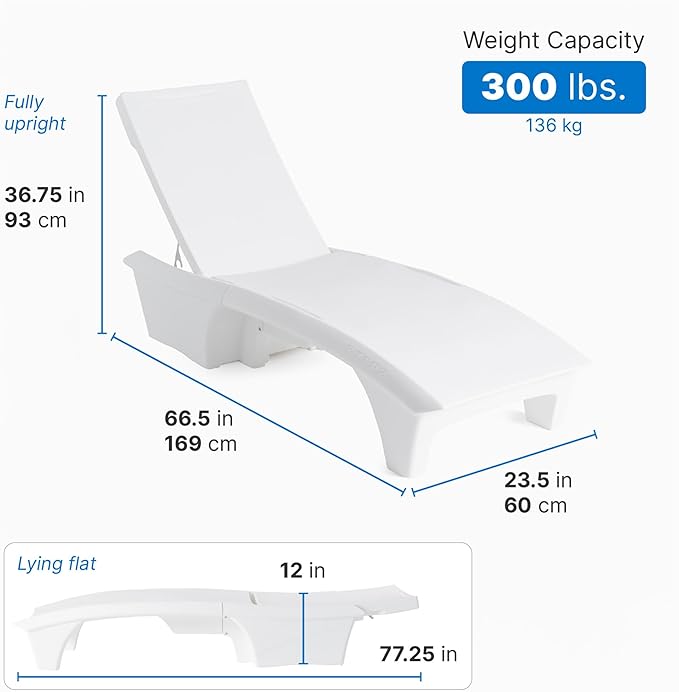 Step2 Vero Adjustable Back in-Pool Lounger - Image 2