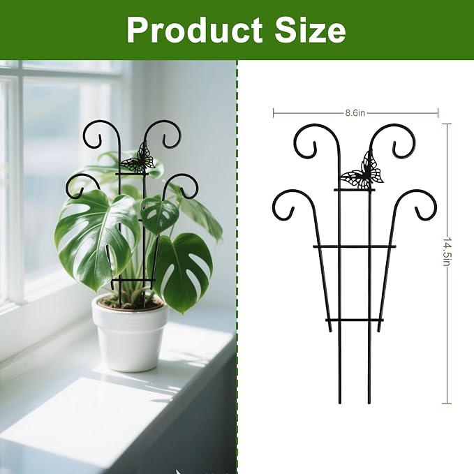 Coomin 14.5 Butterfly Indoor Plant Trellis - Image 2