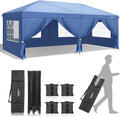 VINGLI Pop Up Canopy Tent with Sidewalls, Outdoor Gazebo Canopy Tent, Patio by VINGLI