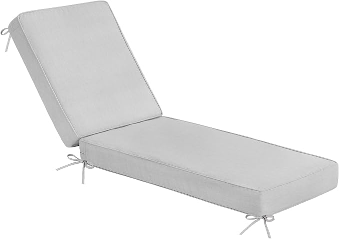 Sundale Outdoor Olefin Chaise Lounge Cushion, Water-Resistant Patio Lounge by SundaleOutdoor