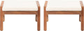 Temecula Outdoor Ottomans with Cushion by ChristopherKnightHome