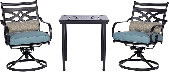 Hanover Montclair 3-Piece Outdoor Bistro Set by Hanover