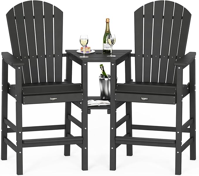 VINGLI Tall Adirondack Chairs Set of 2 by VINGLI