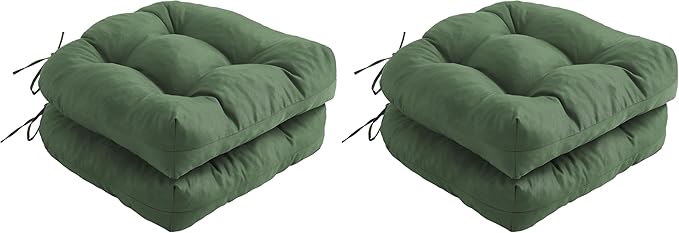 Outdoor Chair Cushions Set of 2, Patio Chair Cushions by IPYNBAP