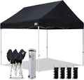 Eurmax USA Patented 10x10 Pop Up Canopy Tent Party Tent Commercial Instant by Eurmax