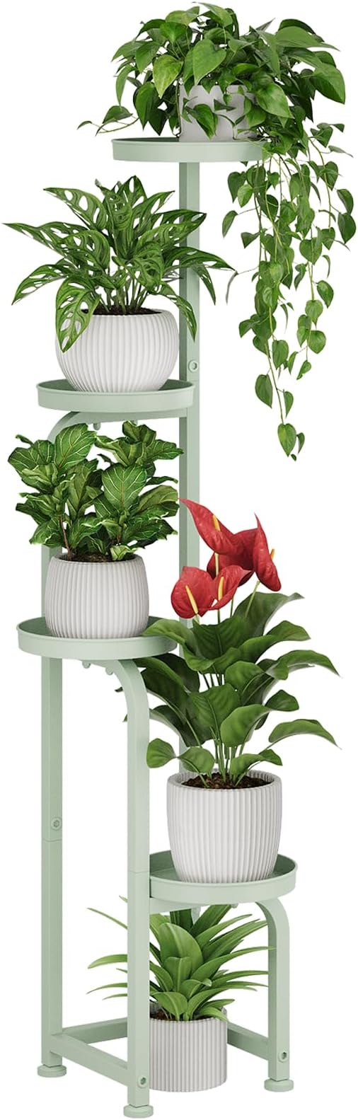 Bamworld Corner Plant Stand Indoor Outdoor, Tall Metal Flower Pot Stands by Bamworld
