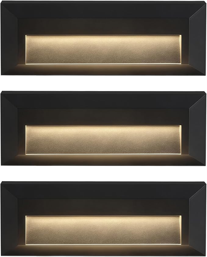 ZONK LED Outdoor Indoor Step Lights, Line Voltage 110-240V 2W Landscape Stair by PLASTICSTEPLIGHTSWALLLIGHTS