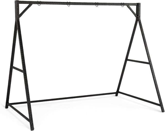 VINGLI 7 FT Rattan Porch Swing Stand, Patio Swing Frame Support 1200 LBS by VINGLI