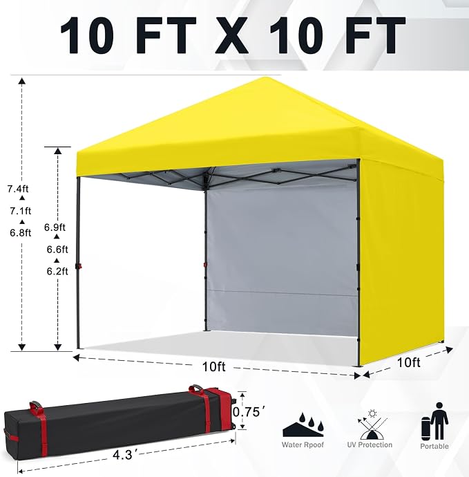 COOSHADE Pop Up Canopy Tent 10x10 - Image 5