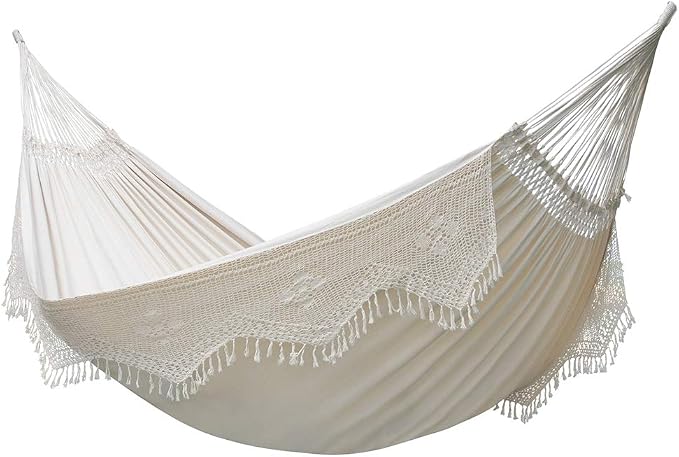 Vivere Authentic Brazilian Elegant Hammock - 450 lb Capacity by Vivere