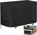 Outdoor Bar Covers Waterproof, Tall Bar Height Patio Table Covers by Oslimea