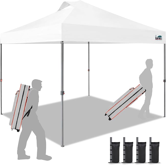 Eurmax USA NOMATTER ONE-Person Open&Close 10x10ft Pop Up Canopy Tent，Portable by Eurmax