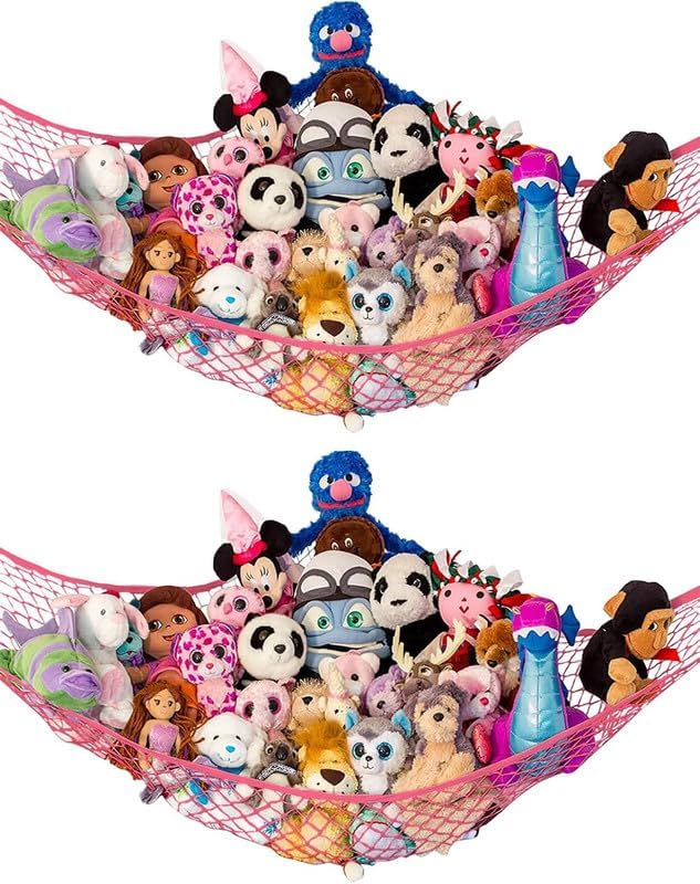 Lilly's Love Large Stuffed Animal Hammock | Corner Hanging Organizer, Toy by LillysLove