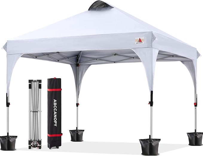 ABCCANOPY 10x10FT Canopy Tent 1-Person Setup, Portable Instant Sun Shelter by ABCCANOPY