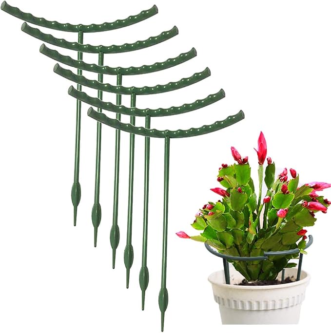 Mwellewm 10 Pack Plant Support Plant Stakes Metal Half Round Search Support by Mwellewm